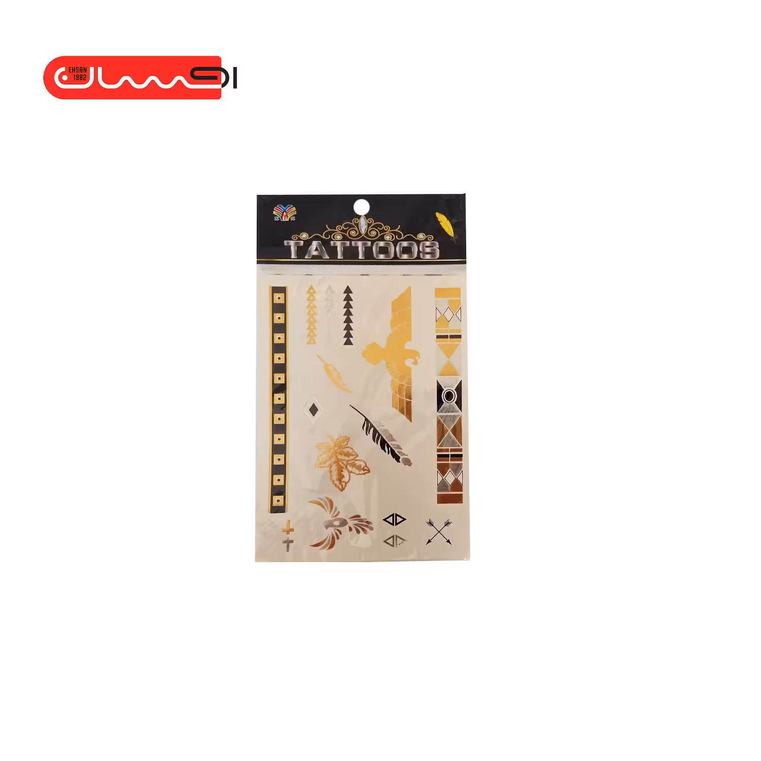 استیکر تتو طلاکوب