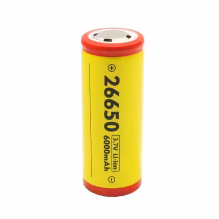 باتری لیتیوم یون 3.7v سایز 26650 6000mAh