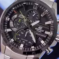ساعت مردانه کاسیو ادیفایس صفحه مشکی CASIO