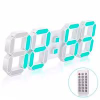 ساعت سه‌بعدی رومیزی ریموت‌دار EDUP HOME