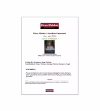کتاب ماکار ایلتس اسپیکینگ Kiran Makkars Speaking Guesswork JAN APR 2024 Final Version