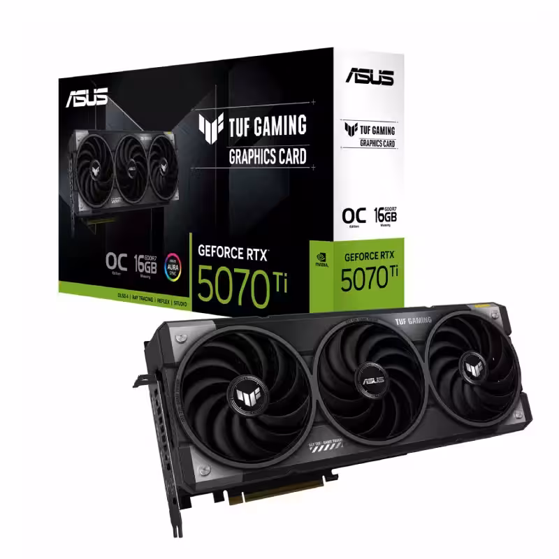 کارت گرافیک ایسوس مدل RTX 5070 TI TUF OC 16GB