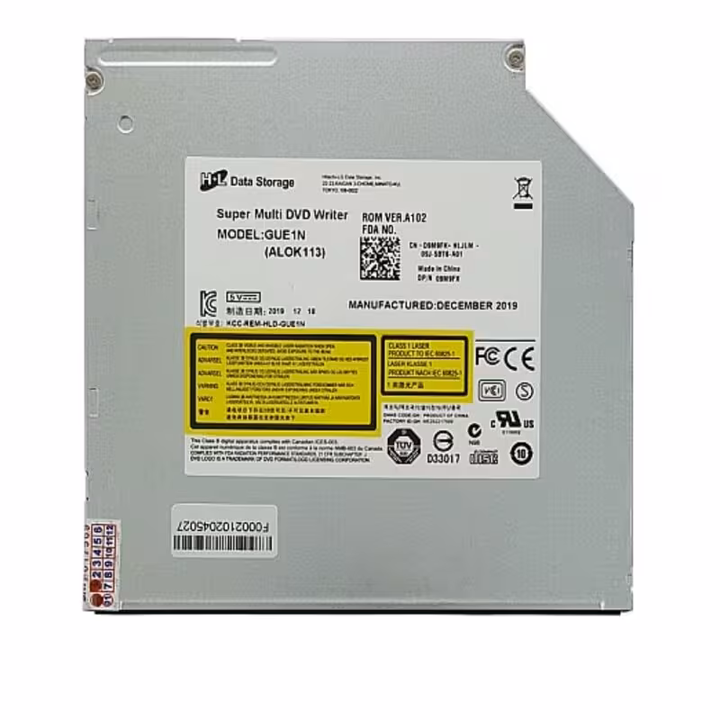 درایو لپ تاپ دی وی دی رایتر H.L IDE Superslim 9.5mm مکشی