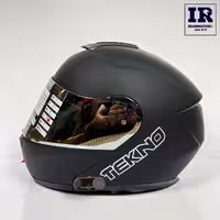 کلاه کاسکت بلوتوث دار فک متحرک تکنو Tekno - مشکی مات   T-com VB
