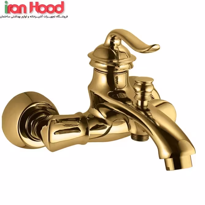 شیر حمام البرز روز مدل اسپیرال طلایی