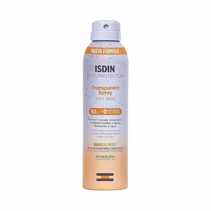 اسپری ضد افتاب ایزدین بدون رنگ spf 50