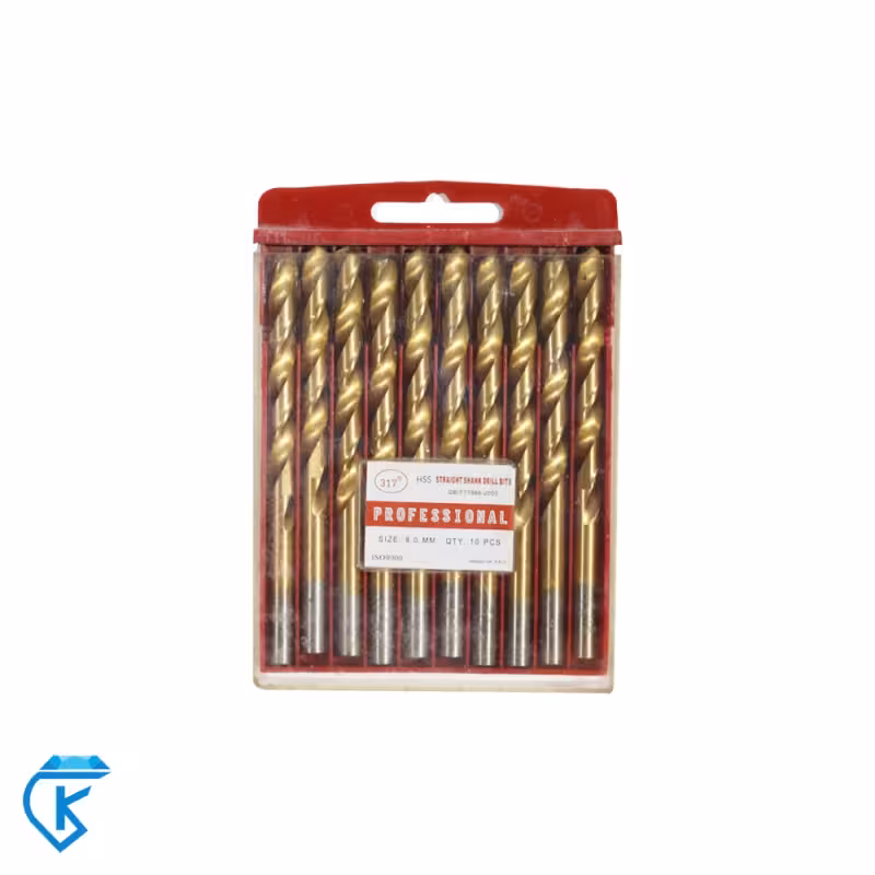 مته 8 آهنی طلایی 317