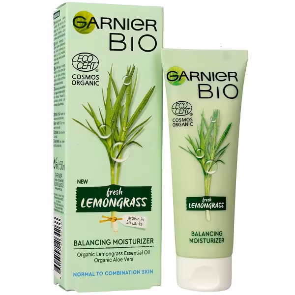 کرم مرطوب و متعادل کننده علف لیمو گارنیر (گارنیه) اصل | احیا و تمیزکنندگی عمیق پوست | 50 میل