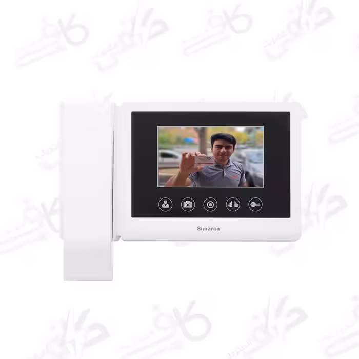 آیفون تصویری سیماران با مانیتور 4.3 اینچ حافظه دار با ارتباط داخلی مدل 43TKMi