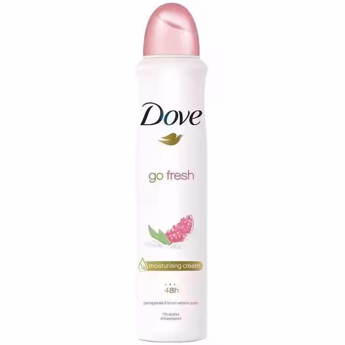 اسپری بدن زنانه داو رایحه انار و به لیمو داوو DOVE  GO FRESH