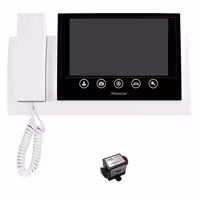 مانیتور دربازکن تصویری سیماران مدل 72TKM به همراه محافظ ولتاژ مانیتور