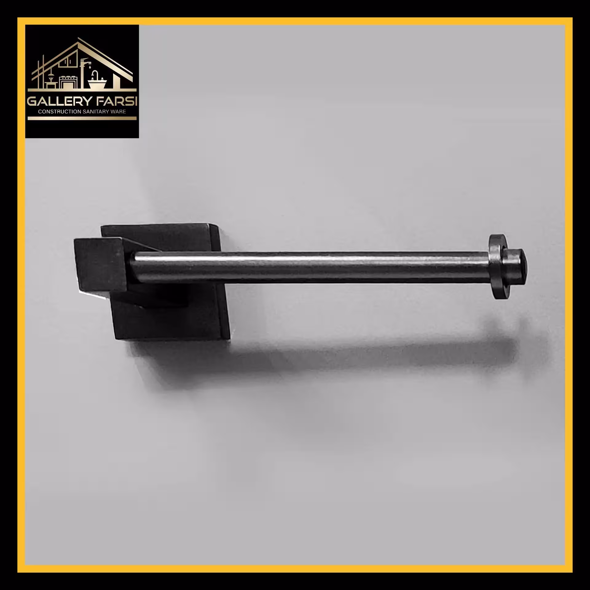 جا دستمال توالت کوتاه کد46(17سانت) مشکی(استیل304)