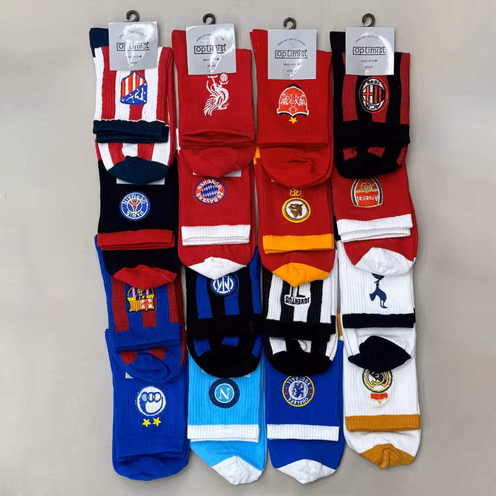 جوراب ساقدار گلدوزی تیم ها