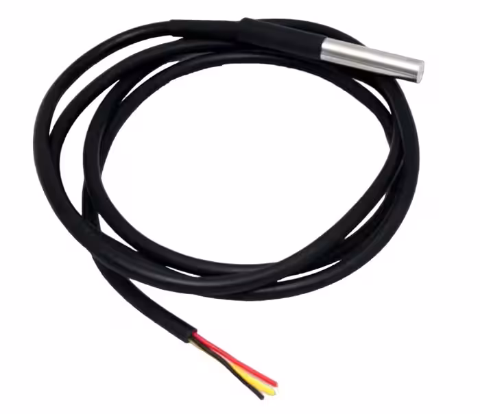 سنسور دما DS18B20 ضد آب با کابل