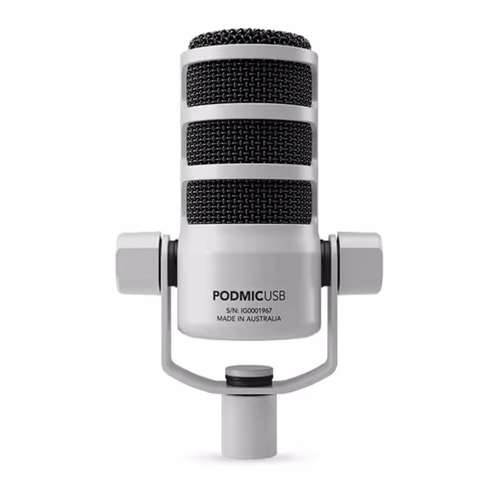میکروفون استودیویی رُد سفید RODE PodMic USB White