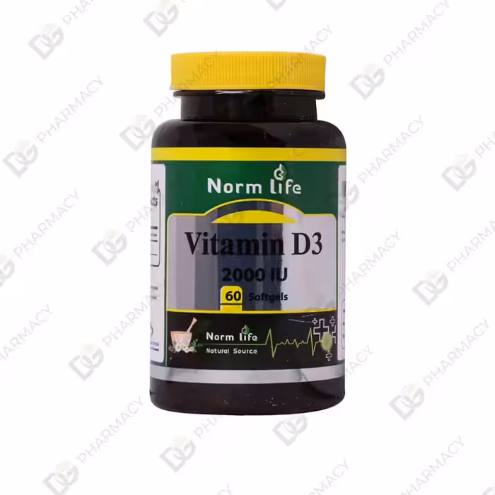 ویتامین د3 نورم لایف 2000 واحد