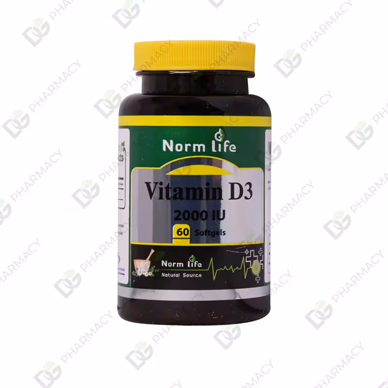 ویتامین د3 نورم لایف 2000 واحد