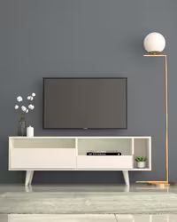 میز تلویزیون ام دی اف مدل T.S0015 سفید