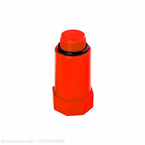 آذین در پوش رزوه دار پایه بلند قرمز (1/2) 20 میلی متر