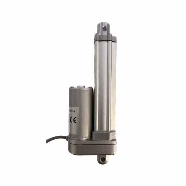 جک برقی 12 ولت 500 نیوتن کورس 100 میلیمتر سرعت 16.5 متر بر ثانیه