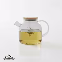 قوری 1.5 لیتری درب چوبی