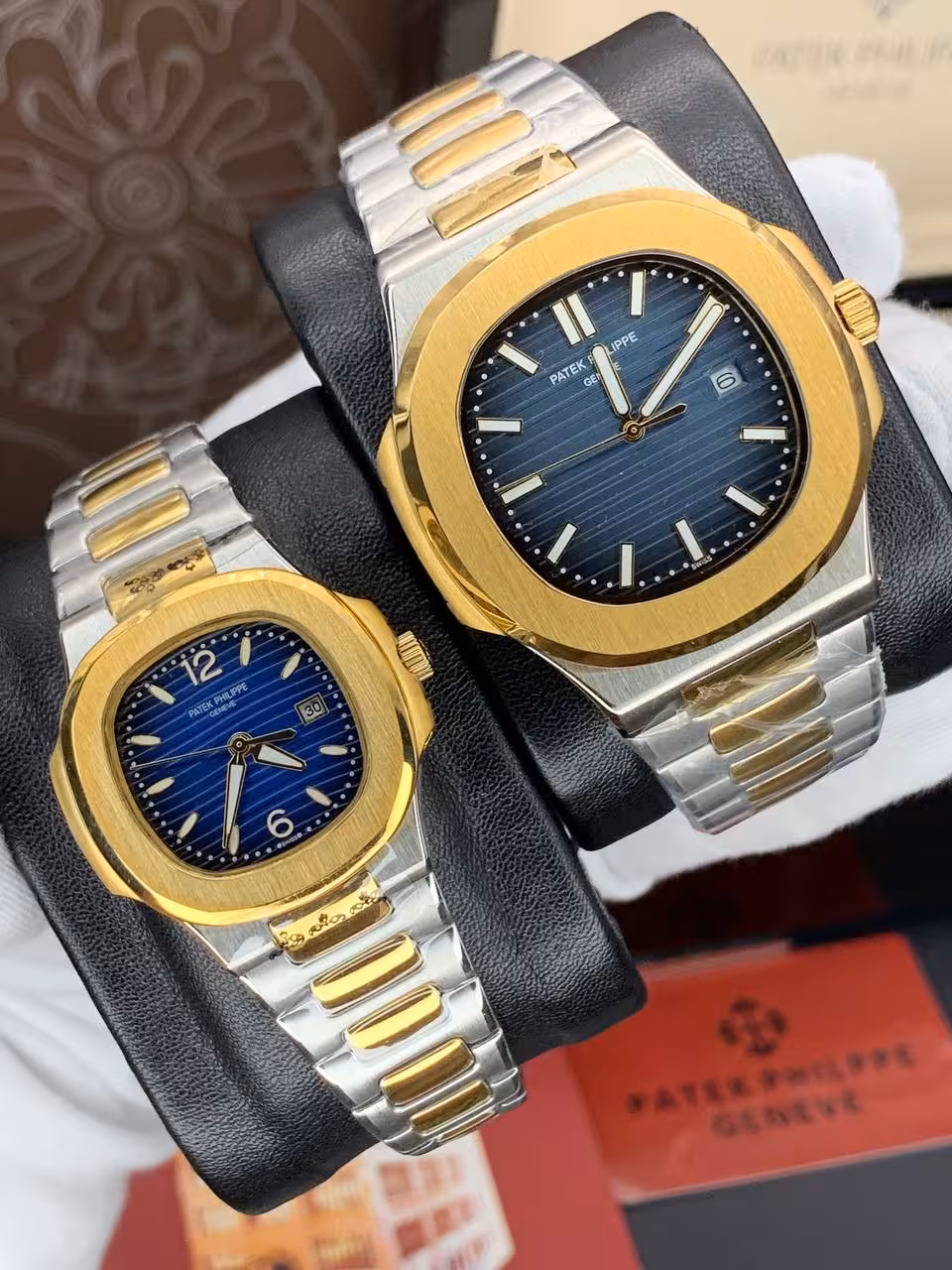 ساعت مچی ست پتک فیلیپ مدل ناتیلوس Patek Philippe