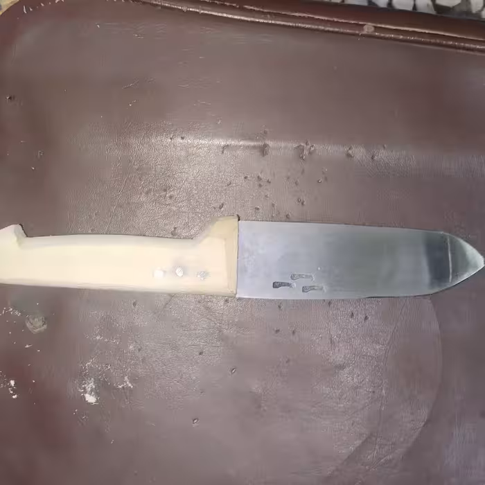 کارد قصابی سوهانی وفولادی ومسقل بربرنگی وووو علیزاده 