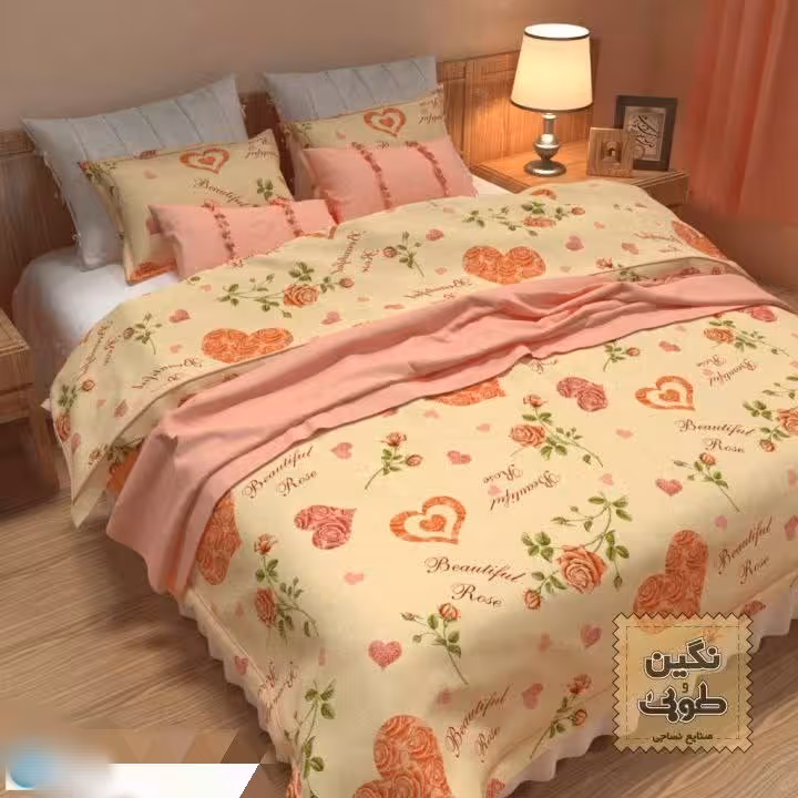 پارچه ملافه  عرض 2متر طوبی