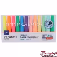 ماژیک هایلایتر کریتورز کلاس Creators Class Lumo HLV-12 بسته 12 عددی