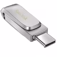 فلش مموری سن دیسک مدل Ultra dual drive luxe ظرفیت 128 گیگابایت