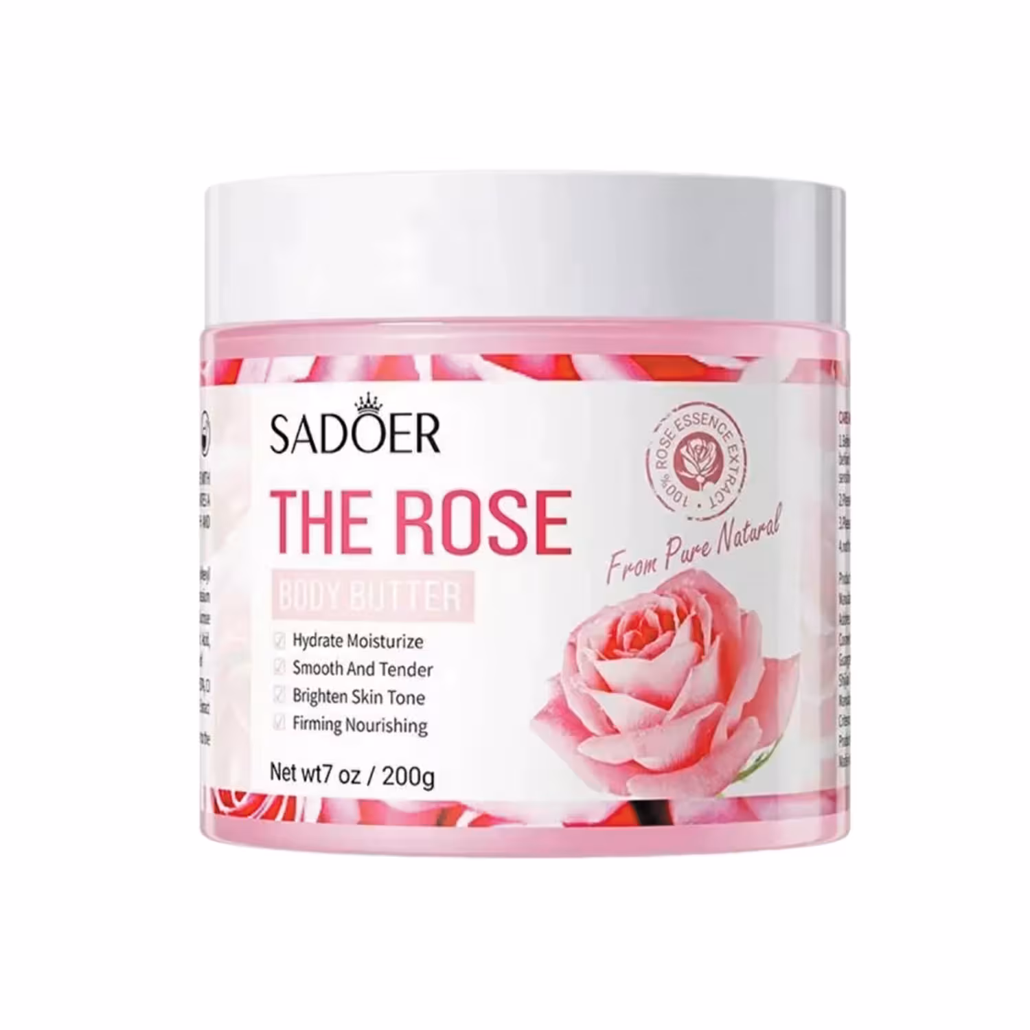 کره بدن سادور مدل گل رز 200 گرم | Sadore Rose Body Butter
