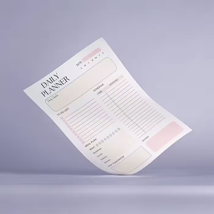 پلنر روزانه کد PL-98004