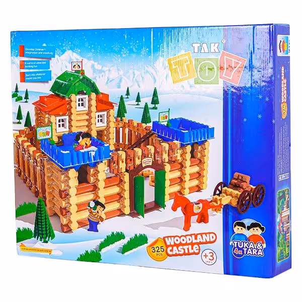 ساختنی قلعه جنگلی 325 قطعه تک توی (Tak Toy)