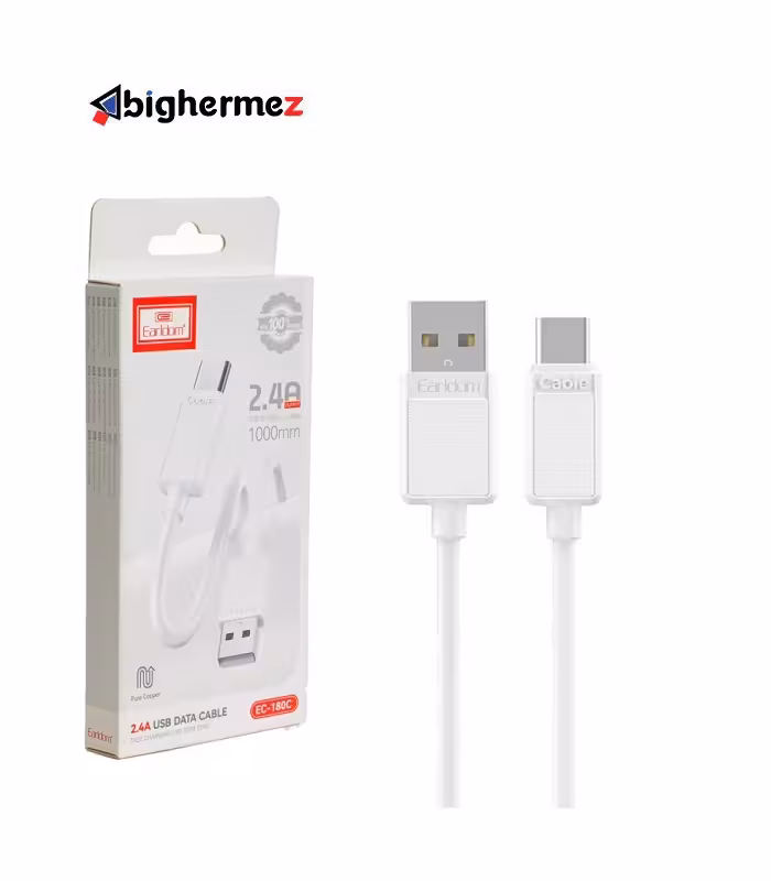کابل شارژ TYPE-C ارلدام مدل EC-180C طول 1 متر