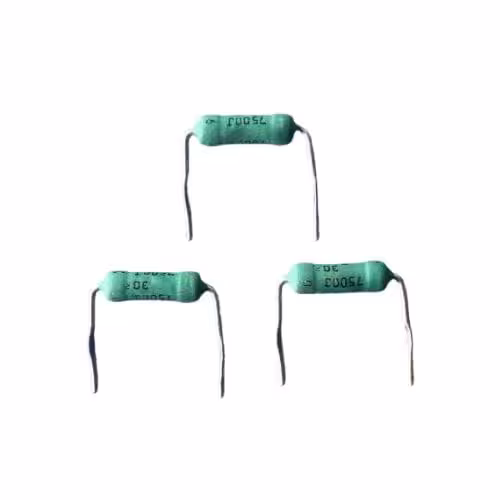 مقاومت 750 اهم 1 وات پایه خمیده مرغوب