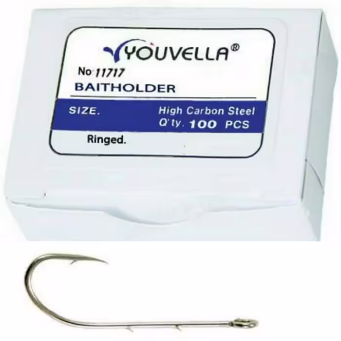 قلاب ماهیگیری یوولا مدل YOUVELLA سایز 9 بسته 7 عددی ساخت کره
