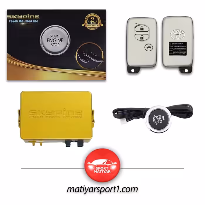 کیلس استارت اسکای پین ریموت تویوتا کد 123
