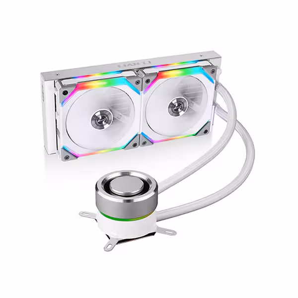 خنک کننده مایع پردازنده لیان لی Galahad AIO UNI FAN SL Edition 240 White