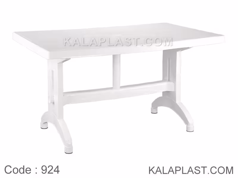 میز 6 نفره مستطیل متوسط پلاستیکی کد 924