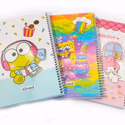 دفتر 100برگ مجلد سیمی الوند