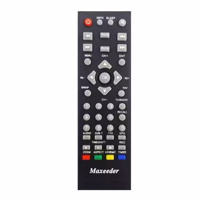 کنترل گیرنده دیجیتال مکسیدر MAXEEDER