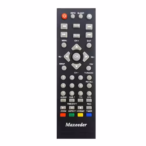 کنترل گیرنده دیجیتال مکسیدر MAXEEDER