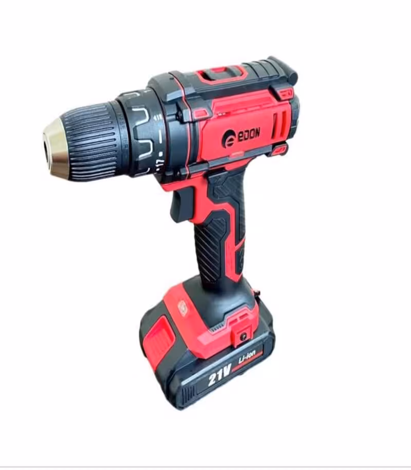 دریل شارژی پیچ گوشتی شارژی 21 ولت چکشی ادون edon مدل 21VL