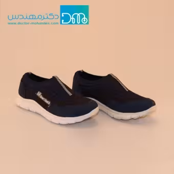 کفش طبی پیاده روی مردانه رنگ سرمه ای