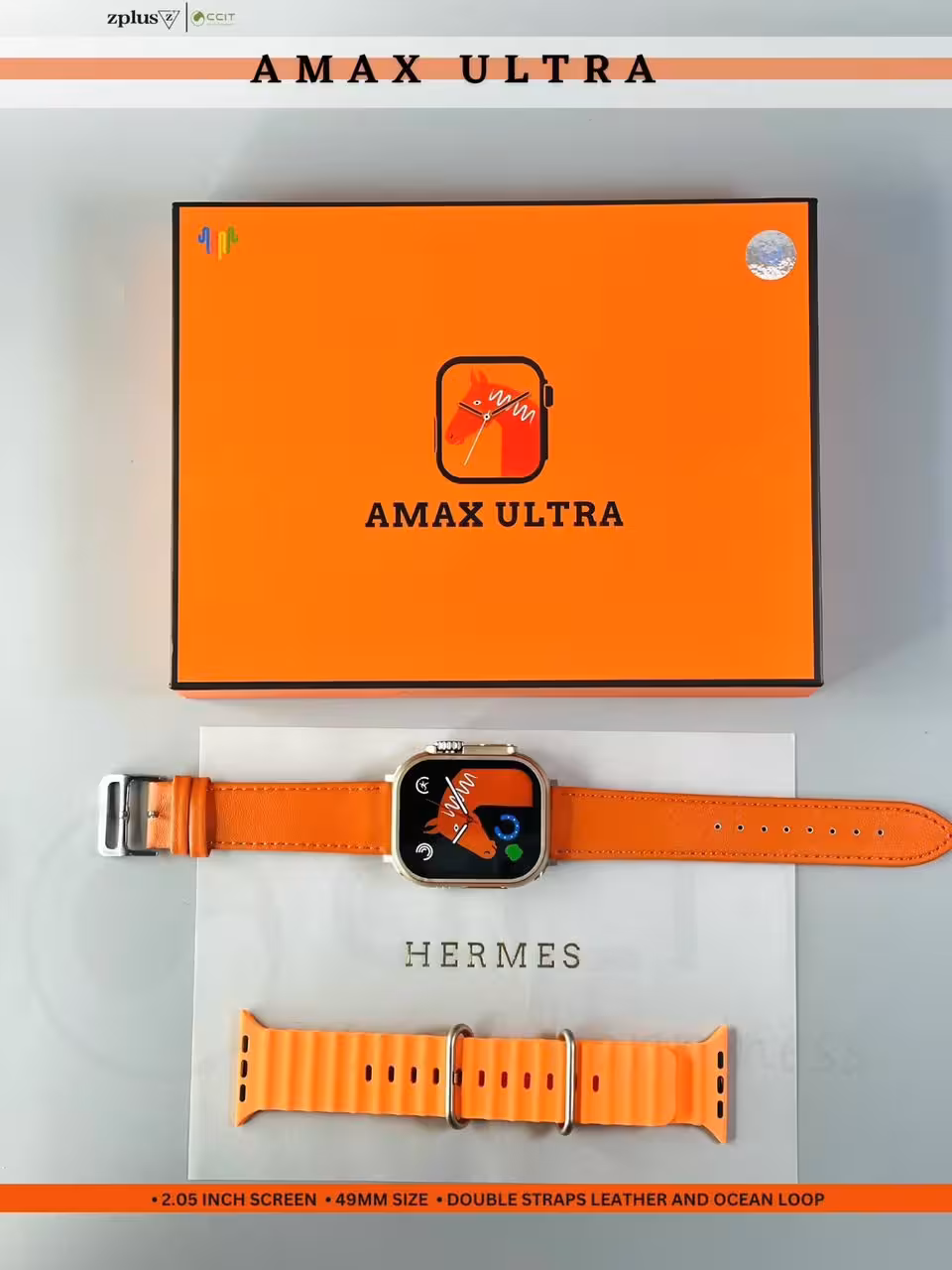 اپل واچ سری 8 اولترا سایز 49 میلی متری مدل AMAX ULTRA