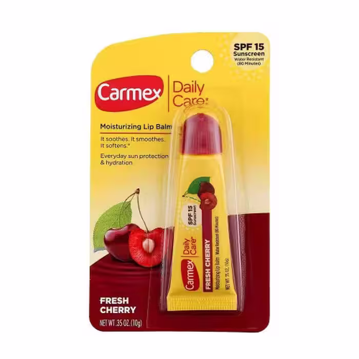 بالم لب مرطوب کننده کارمکس حاوی عصاره گیلاس با spf15  Carmex Moisturizing Lip Balm Containing Cherry Extract With | Spf15