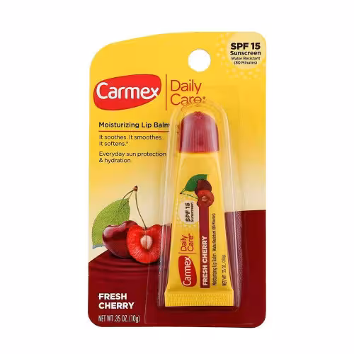 بالم لب مرطوب کننده کارمکس حاوی عصاره گیلاس با spf15  Carmex Moisturizing Lip Balm Containing Cherry Extract With | Spf15