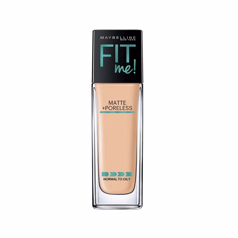 کرم پودر مات فیت می میبلین شمازه MAYBELLIN FIT ME 128