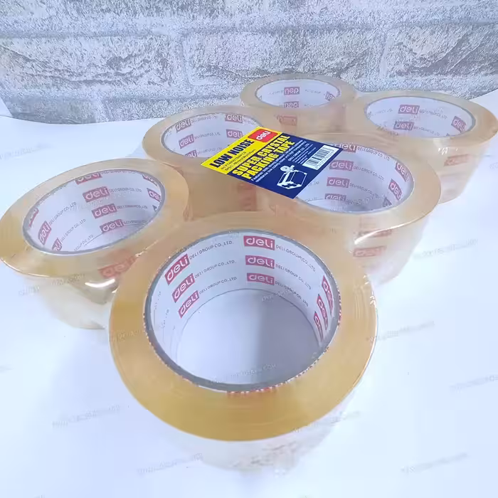 چسب پهن دلی DELI مدل LOW NOISE بسته 6 عددی