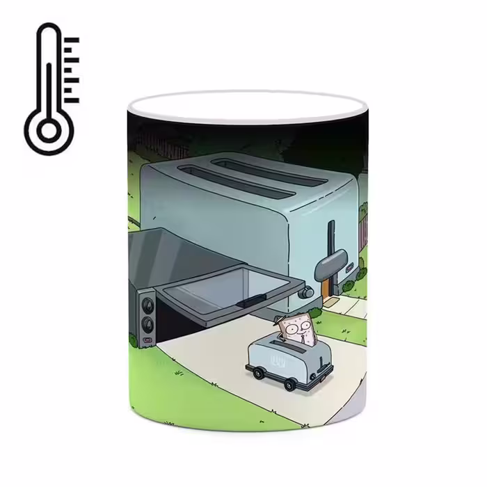 ماگ حرارتی   کارتون ریک اند مورتی کد mgh23599